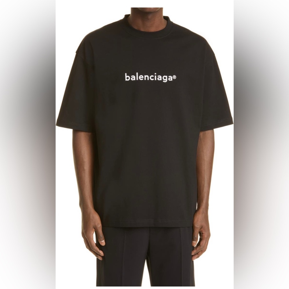 Balenciaga Copyright Logo Tee Mens Medium